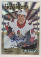 2019 Parkhurst Prominent Prospects Gold Vitalii Abramov Vitaly #PP-9 Auto 00rh