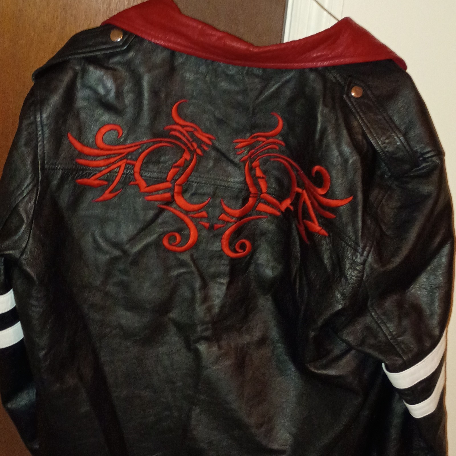 Custom Authentic Leather Jacket With Intricate de… - image 7