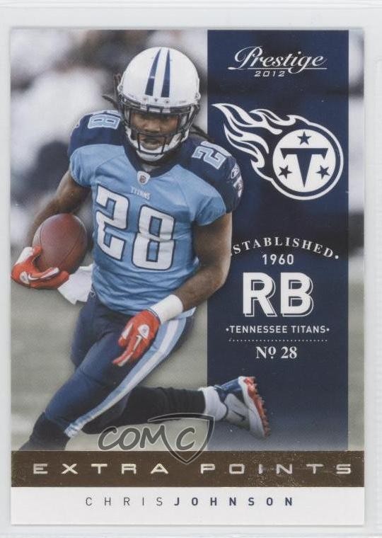 2012 Panini Prestige Extra Points Gold Chris Johnson #192 0u7