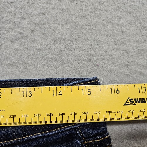 Gap Jeans Vintage Slim High Rise Womens 10 Blue Dark Wash Stretch 31x30 - Picture 8 of 13