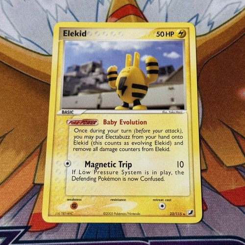 Pokemon TCG Elekid 23/115 EX Unseen Forces 2005 English Non Holo