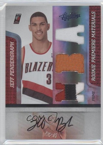 2009-10 Absolute Memorabilia 5/5 Jeff Pendergraph #162 Rookie Auto RC z1b - Afbeelding 1 van 3