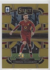 2023-24 Panini Select Serie A Terrace Gold Prizm 2/10 Lorenzo Pellegrini #20 bn5