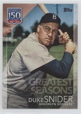 2019 Topps Greatest Seasons Duke Snider #GS-13 HOF 4o6
