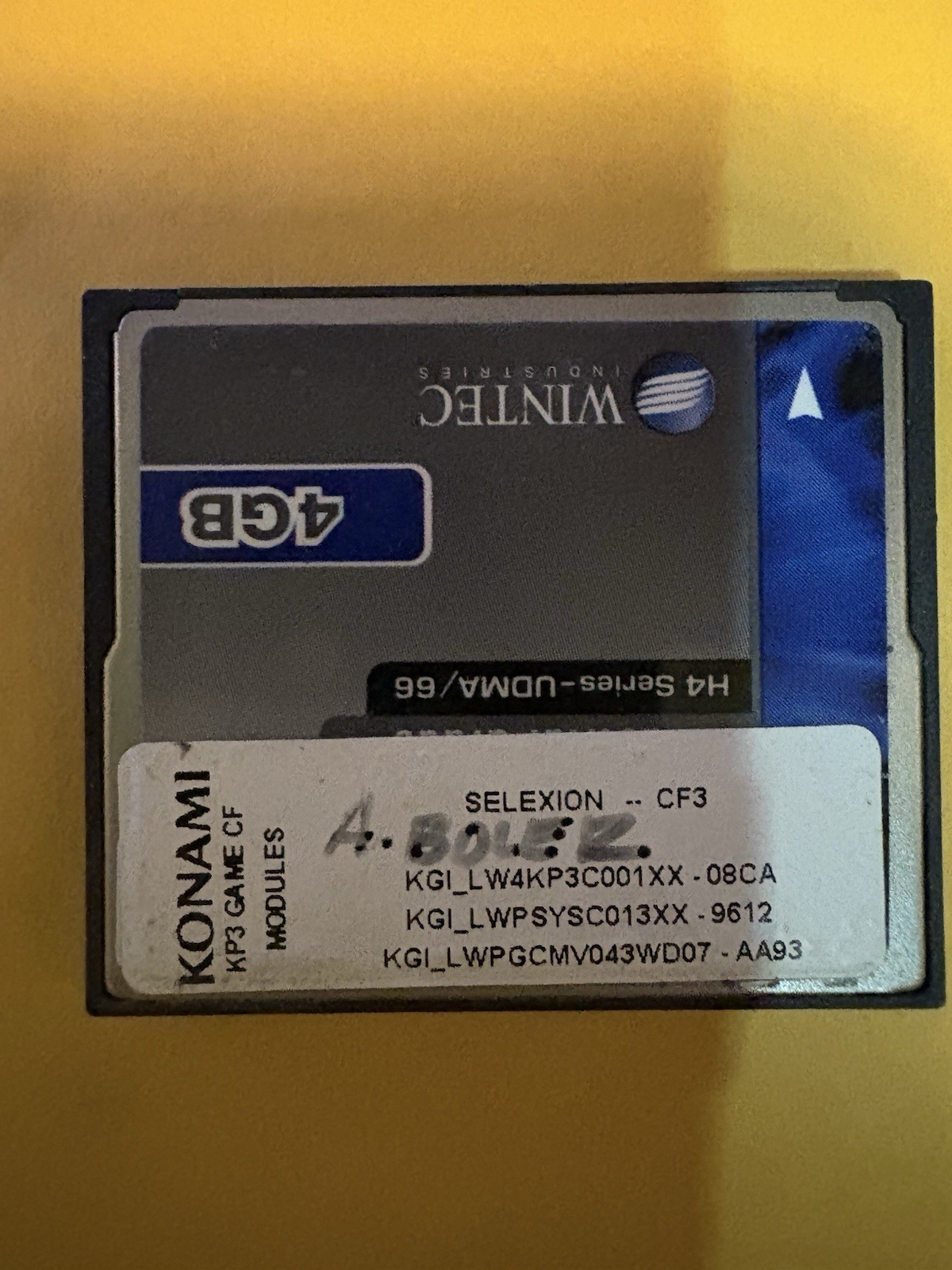KONAMI OEM KP3 SELEXION MULTI GAME OS SLOT MACHINE SOFTWARE 9 GAMES CARD PODIUM