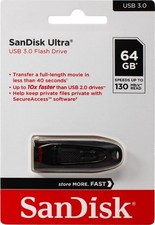SanDisk 64GB Ultra USB 3.0 Flash Drive - SDCZ48-064G-UAM46