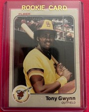Tony Gwynn 83 Fleer #360. HOF. One of the great hitters of the modern era RC MNT