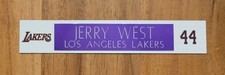 Jerry West Los Angeles Lakers Nameplate Fot Basketball Case or Jersey Frame