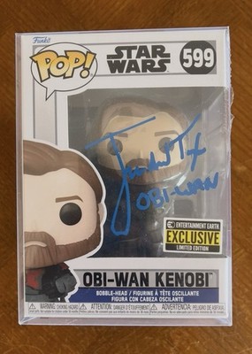 Obi Wan Kenobi Funko Pop Signed Autograph Star Wars James Arnold Taylor JSA COA