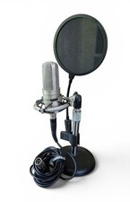Audio-Technica AT4047/SV Studio Condenser Microphone w/ Shock Mount Pop Filter