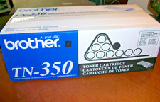 GENUINE Brother TN-350 Black Toner Cartridge TN350 NEW OEM SEALED FREE SHIP
