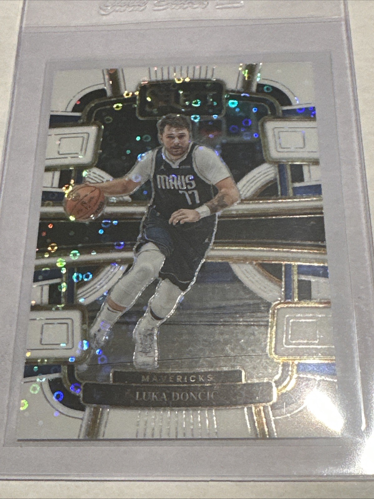 2023-24 Panini Select - Concourse Luka Dončić #51 White Disco Prizm /75