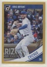 2018 Donruss Variations Press Proof Gold 72/99 Kris Bryant (No Sunglasses) 02v3