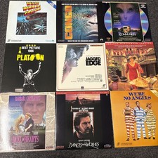 Laserdiscs Lot of 9 Movies see photos for titles LD