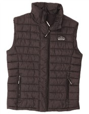 Superdry Mens Padded Gilet UK 38 Medium Navy Blue Polyester CK30