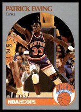Patrick Ewing 1990-91 Hoops #203 Knicks NBA READ FREE SHIPPING AutographDen