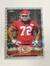 2013 Topps Chrome Football Xfractor #166 - Eric Fisher RC - Kansas City Chiefs