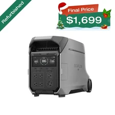 EcoFlow DELTA Pro 3 4000Wh LFP Portable Power Station Certified Refurbished
