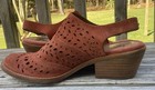 SOFFT heeled sling back mules/shooties, 8 1/2, rust, EUC! — photo 4