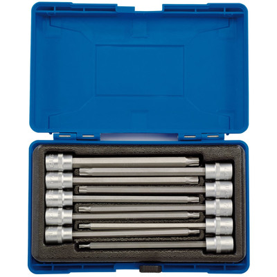 Draper Expert TX-STAR langer Steckschlüssel-Bit-Satz 3/8'' Vierkant 150 mm 10-tlg.