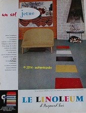 PUBLICITE LINO LINOLEUM