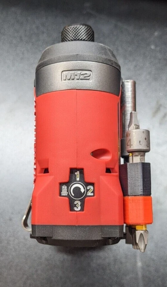 Soporte de broca magnético para atornillador de impacto Milwaukee M12 3453-20 1/4" Foto 3 de 4