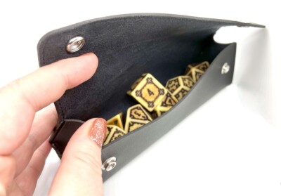 Budget Friendly Leatherette Gaming Dice Pouch. Table Top Role Play Games. D&D 