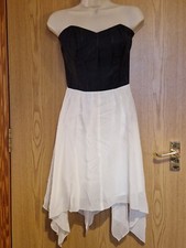 Lispy Corest Top Dip Black Dress Size 14 NWT
