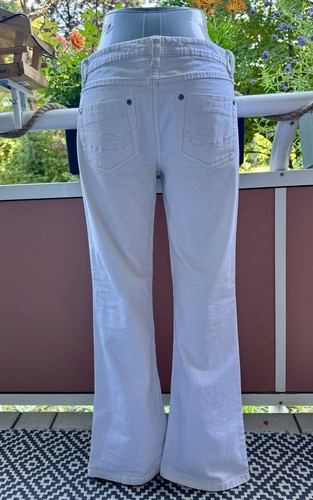 Weiße Jeans - leichter Bootcut #hüftjeans - Gr. 29/32 von edc by Esprit - Bild 6 von 8