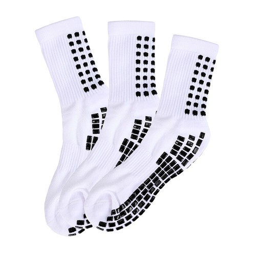 3 Pair Premium Sport Socks Anti Slip W/ Grip Soccer Men Football Basketball Sock - Picture 36 of 93