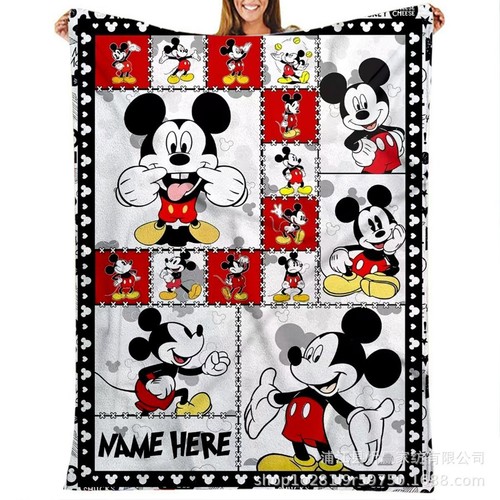 Mickey Mouse, Donald Duck Flannel Blanket, Nap Blanket Air Conditioning Blanket, - Picture 11 of 17