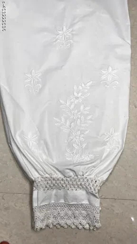 Beautiful Cotton afgani Lucknowi Chikankari Salwar Comfortable bottomwear - Picture 4 of 4