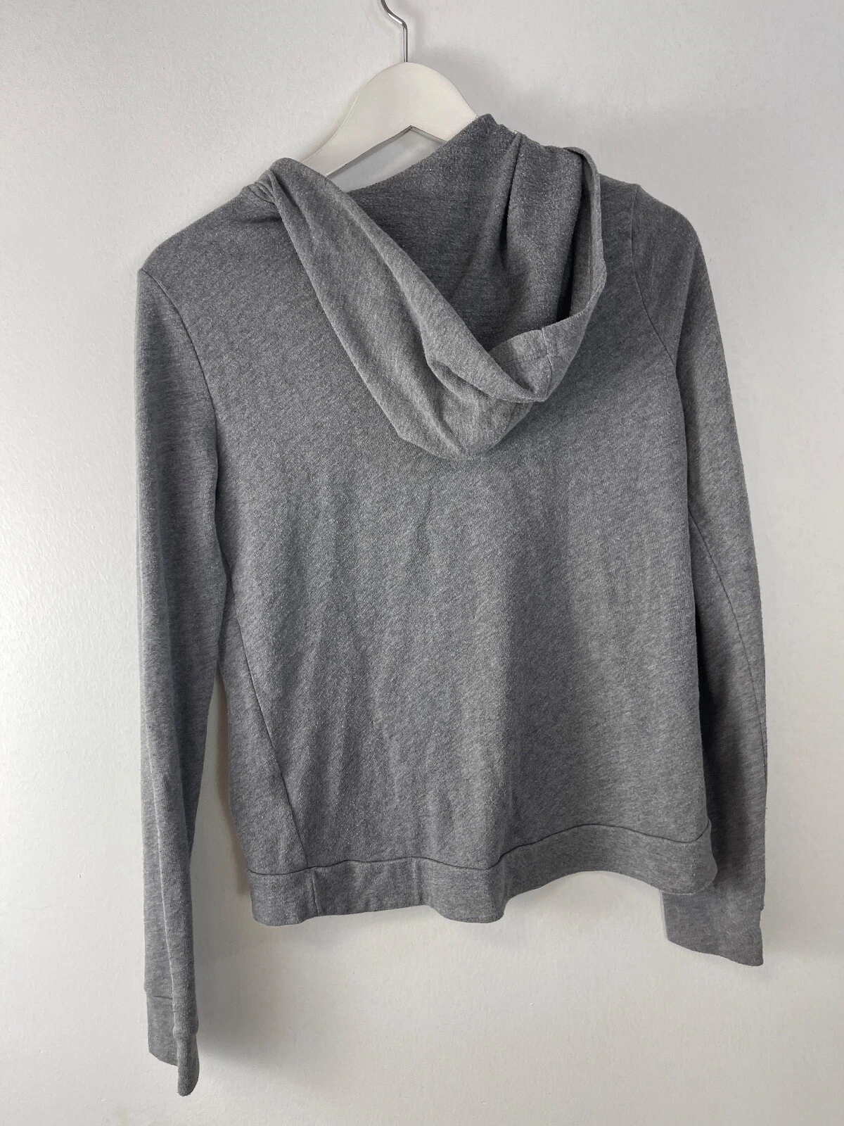 VETEMENTS Felpa con cappuccio Abercrombie Ragazze Extra Large pullover Grigia Logo n95