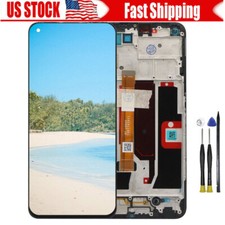LCD Touch Screen Digitizer  Frame For Oneplus Nord N200 5G DE2118 6.49"