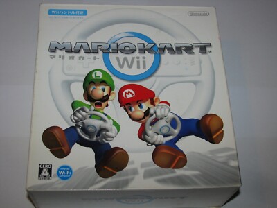 Mario Kart Wii (Japanese ver boxed +handle) Nintendo Wii Japan