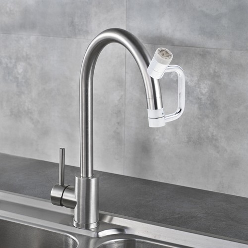 Adattatore Lavello Girevole Bagno Cucina Spruzzatore Attacco Adattatore per Lavello Casa - Foto 9 di 12