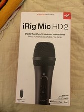 New In Box Ik Multimedia Irig Mic Hd 2 High-def Mic For Iphone, Ipad, Mac & Pc