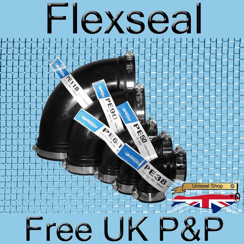 Flexseal (Fernco) Genuine EPDM Rubber Coupling Flexible Boot Pipe Connector - Picture 147 of 297