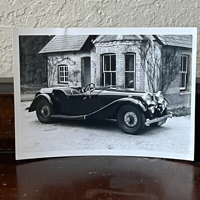 1935 Alvis Speed 20 Tourer 1960's Photograph Classic Car Auto 4x5 Photo England