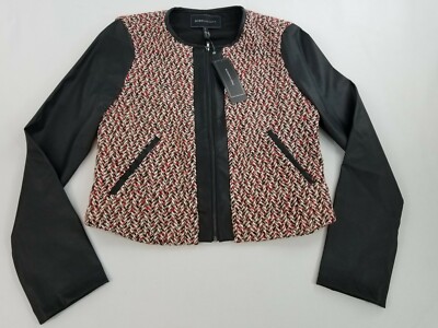 BCBGMAXAZRIA Damen Jacke TMU4252811-977 082018 Schwarz Rot Weiß S