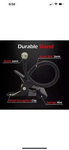 Ampper Glas Clip On Sicherheitsspiegel, flexibler konvexer Kabinenspiegel für Sicherheit - Bild 5 von 9