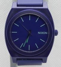 Unisex Nixon Blue/Teal "The Time Teller P" Quartz Watch - Running