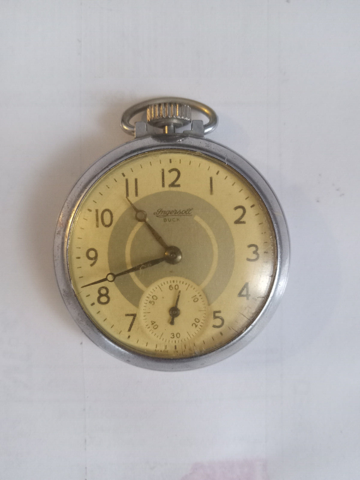 Ingersoll " buck" pocket watch...works eBay