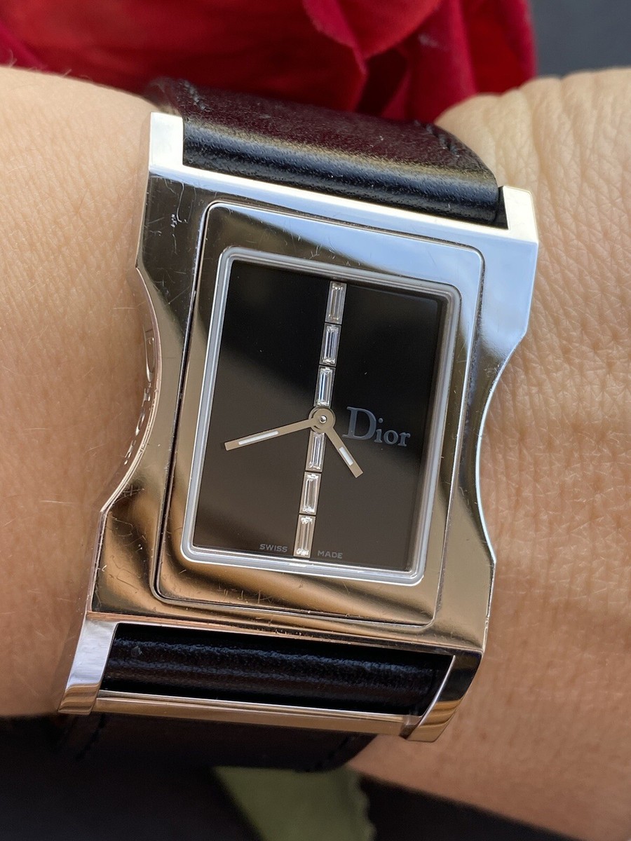 Christian Dior Chris 47 Watch Diamond Stainless Steel Quartz Christian Dior Chris 47 Watch Diamond Stainless Steel Quartz