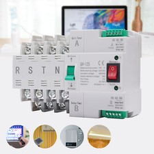 100A 4P Transferschalter Dual Power Transfer Lastumschalter Notstrom Umschalter