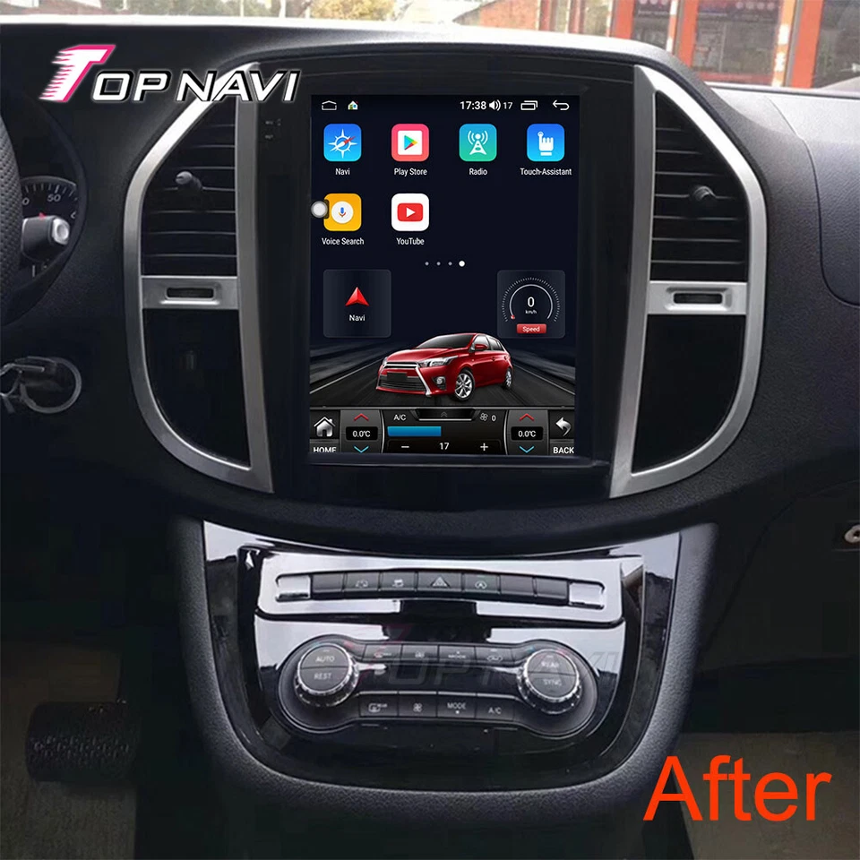 Android 13.0 Car Radio for Benz Vito 2013 2014 2015 2016 2017 with CarPlay BT FM - Image 3 of 4