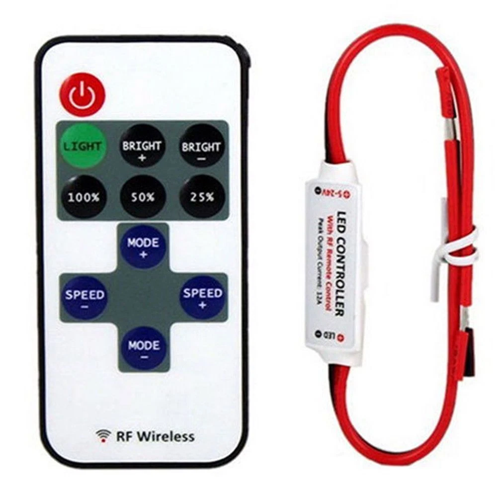 Mini remote 2024 led lights