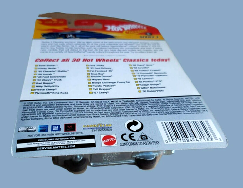 2006 Hot Wheels '57 CHEVY Spectraflame GOLD Classics Series 3 #20/30 1:64 MOC! - Picture 11 of 14