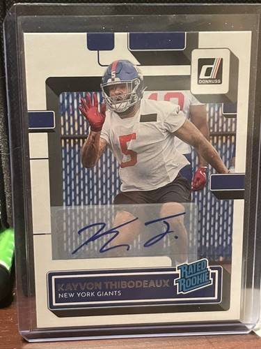 2022 Panini Donruss Rated Rookie Optic Preview #P-352 Kayvon Thibodeaux Auto! - Picture 2 of 3