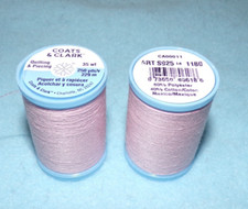 Coats and Clark Quilting Piecing Thread, 250 yds Light Pink 1180